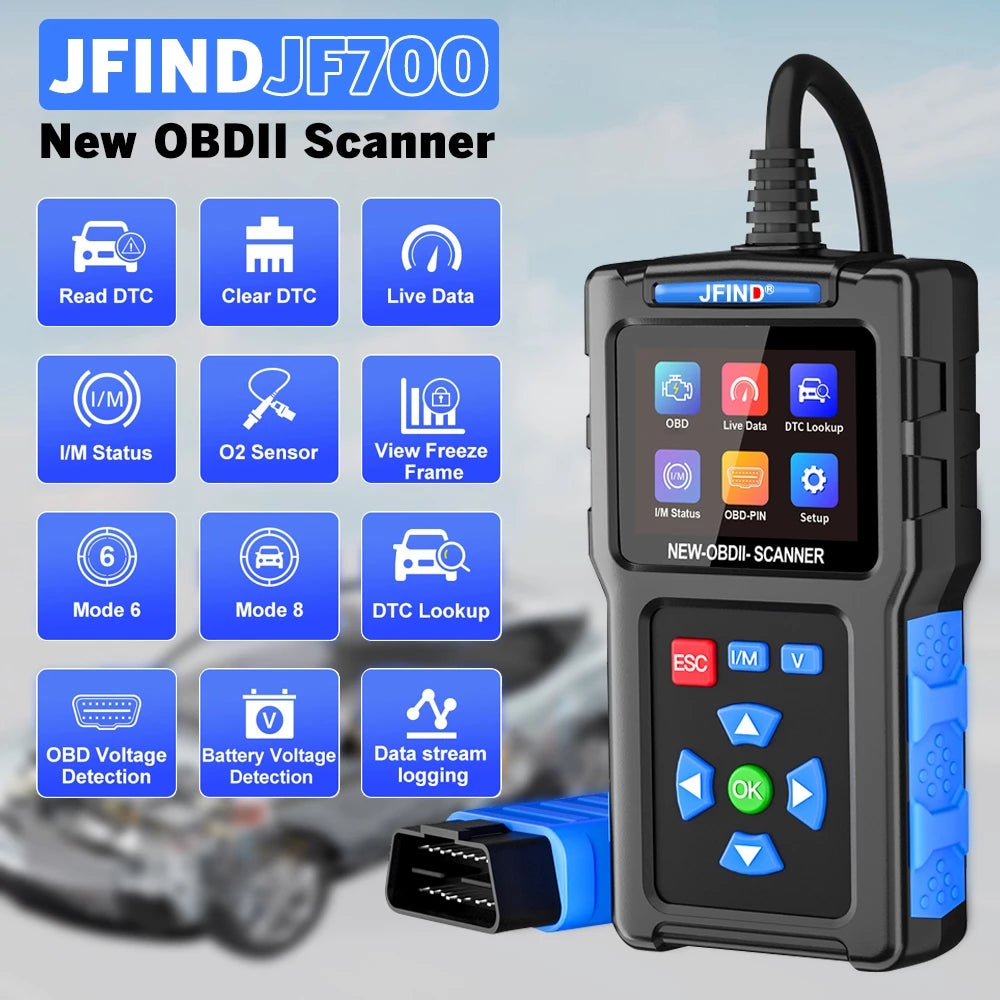 JF700 OBD II Scanner-Car and Motorcycles